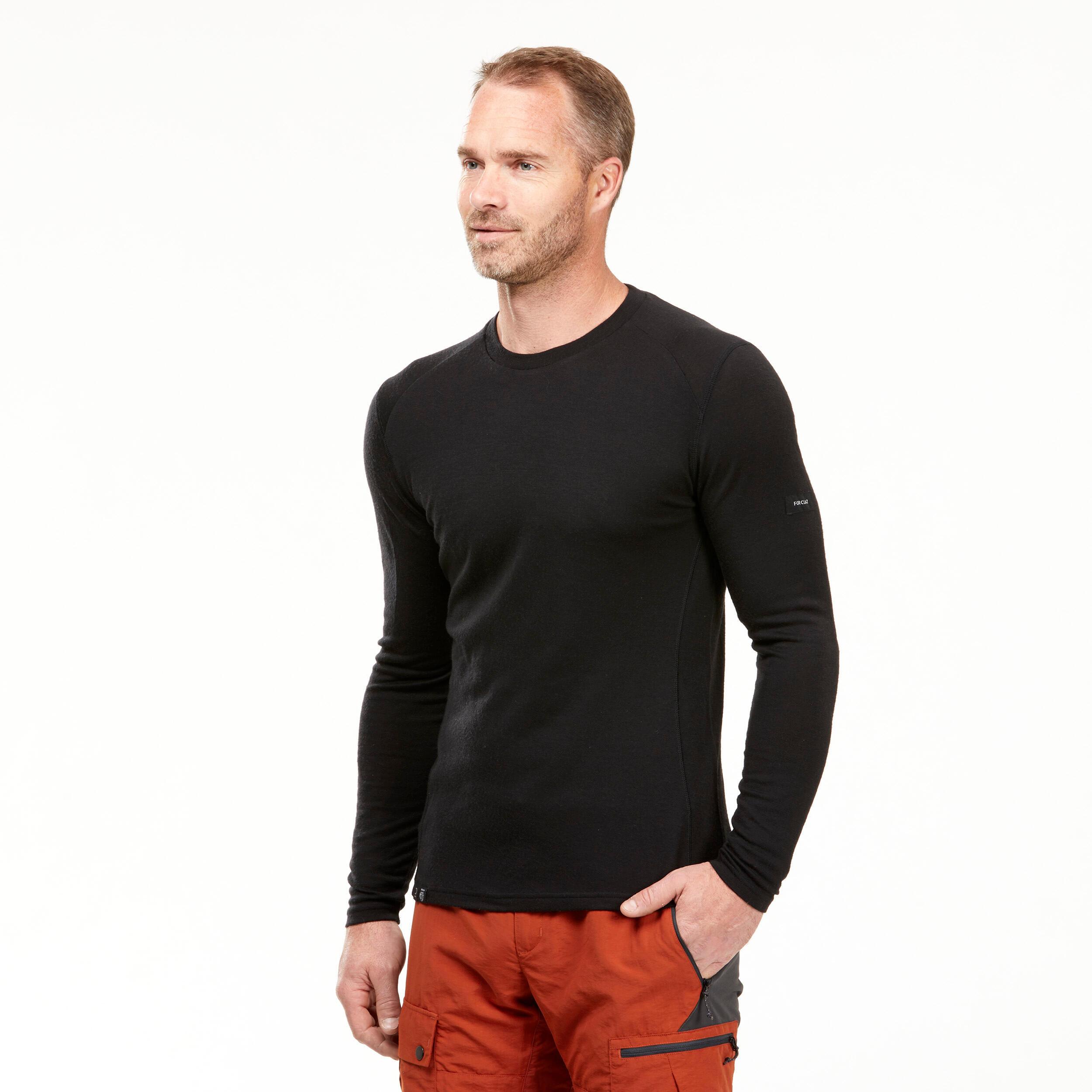 FORCLAZ  T-shirt manches longues - TREK 500 MERINO PURE 