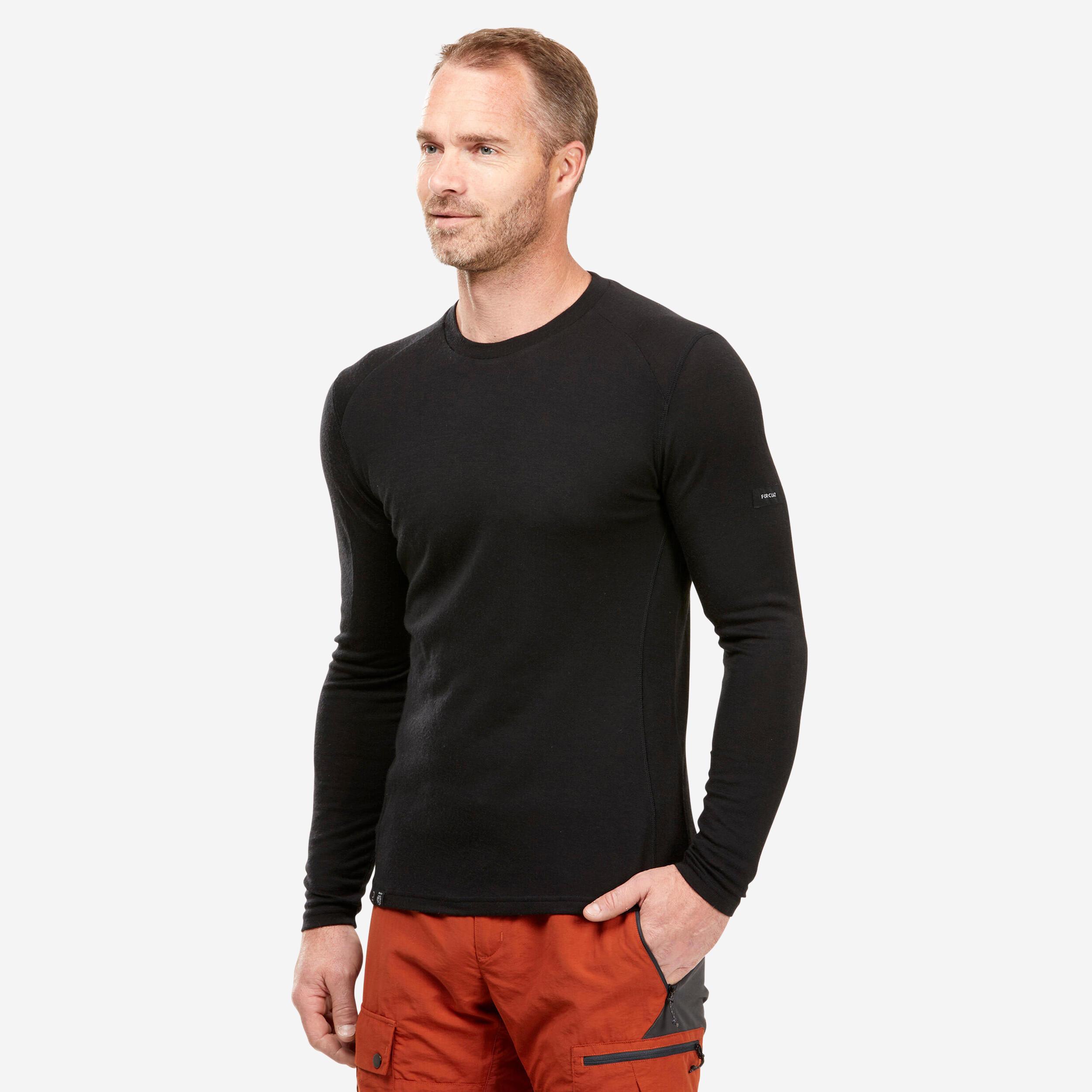 FORCLAZ  T-shirt manches longues - TREK 500 MERINO PURE 