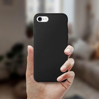 Avizar  Coque iPhone 8, 7, SE 2020, 2022 Noir 