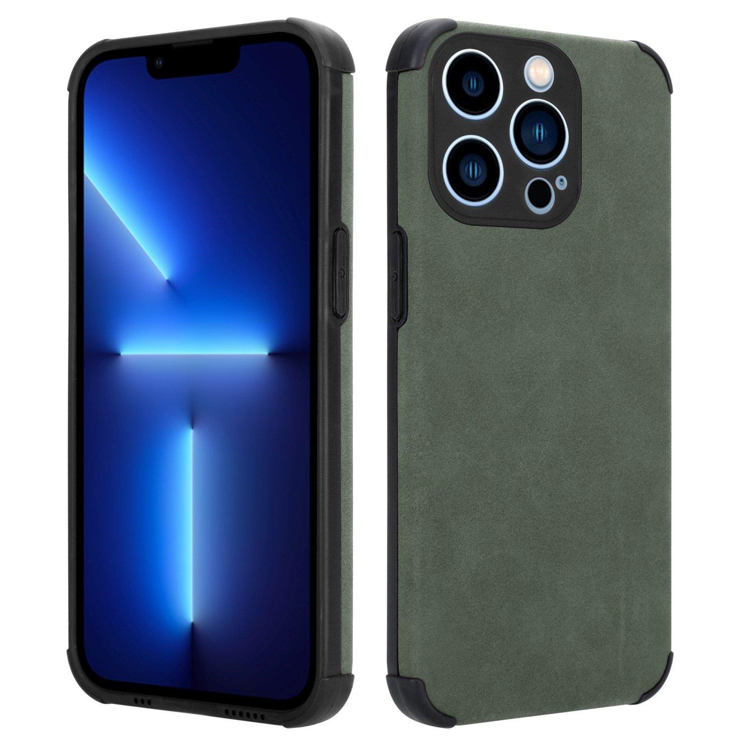 Cadorabo  Housse compatible avec Apple iPhone 13 PRO - Coque de protection en silicone TPU avec dos en similicuir élégant 