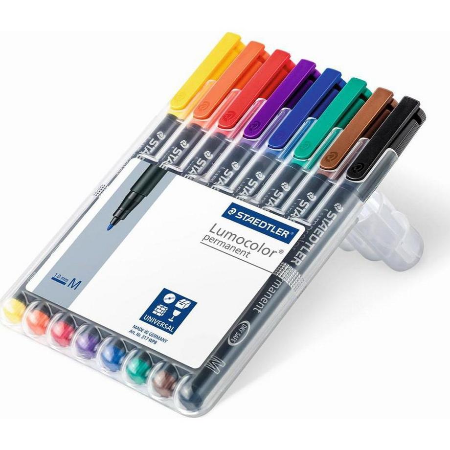 STAEDTLER STAEDTLER Lumocolor permanent M 317 WP8 8 Farben ass.  