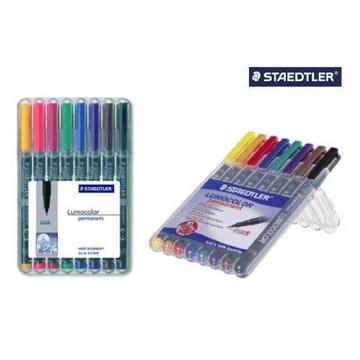 STAEDTLER Lumocolor permanent M 317 WP8 8 Farben ass.