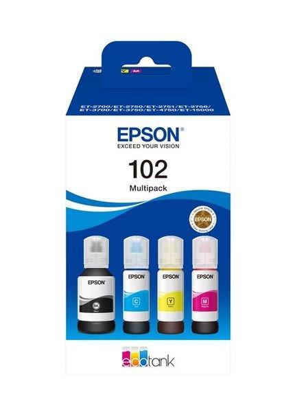 Image of EPSON 102 EcoTank 4-colour Multipack - ONE SIZE