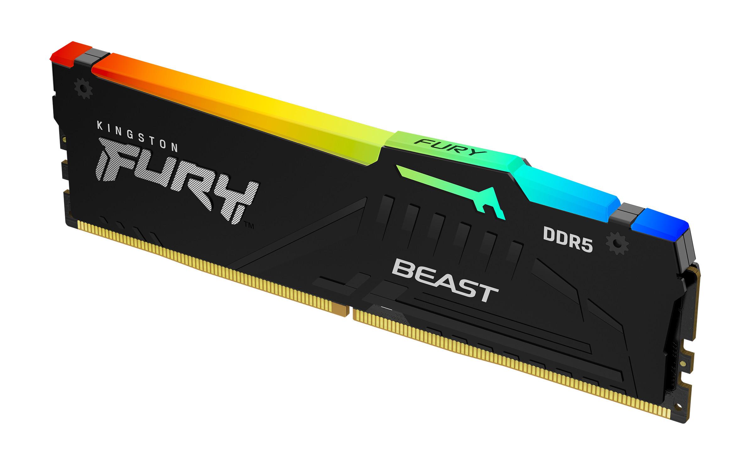 KINGSTON TECHNOLOGY  FURY Beast 16 Go 6000 MT/s DDR5 CL36 DIMM RGB 