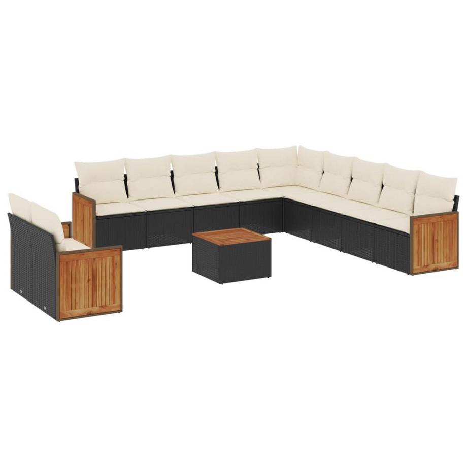 set divano da giardino Polirattan