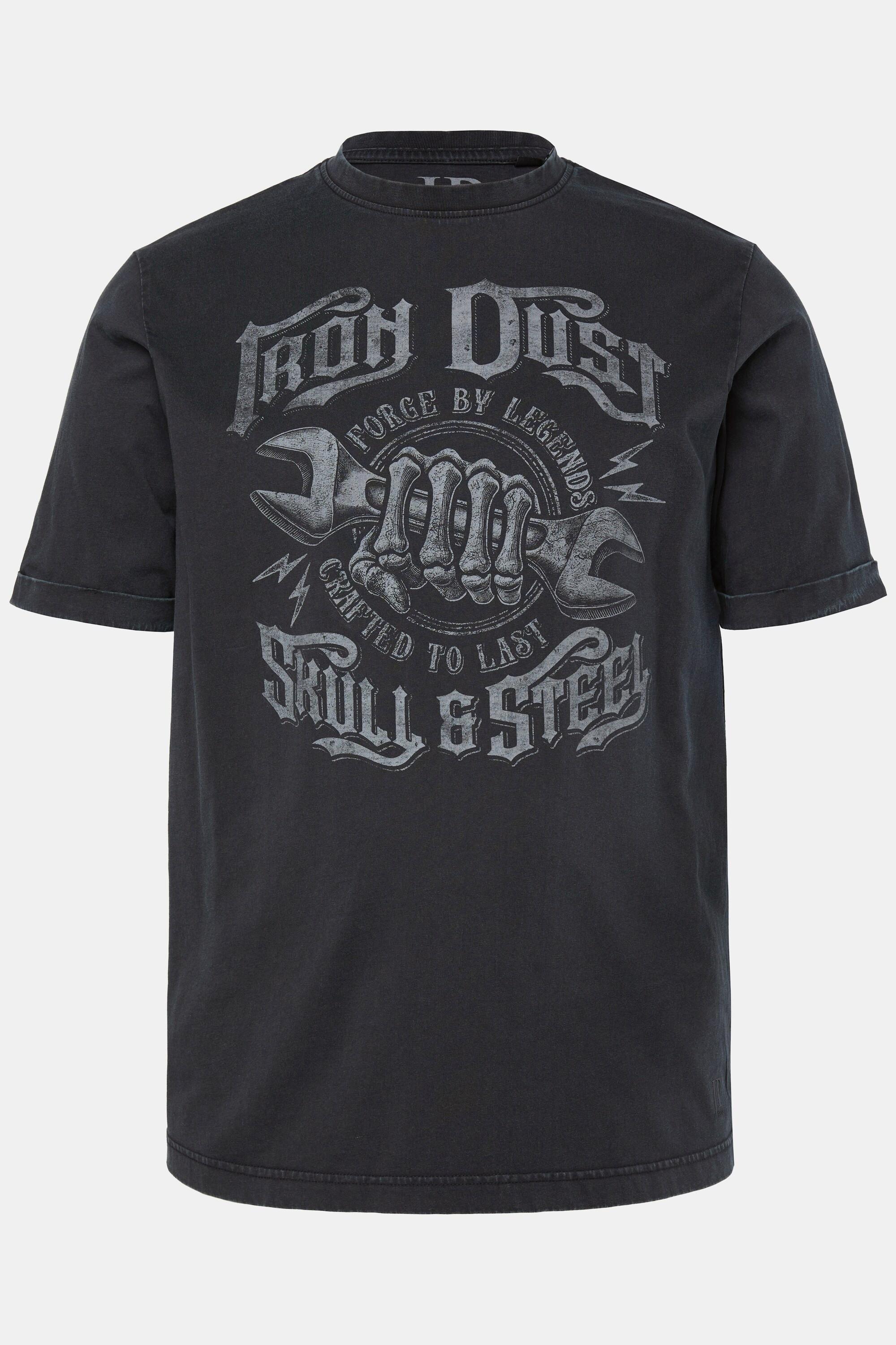 JP1880 Workwear Halbarm T-Shirt Brustprint Vintage Look  