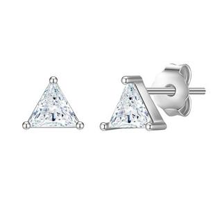 Glanzstücke München  Femme Puces d'oreilles en argent Triangle 