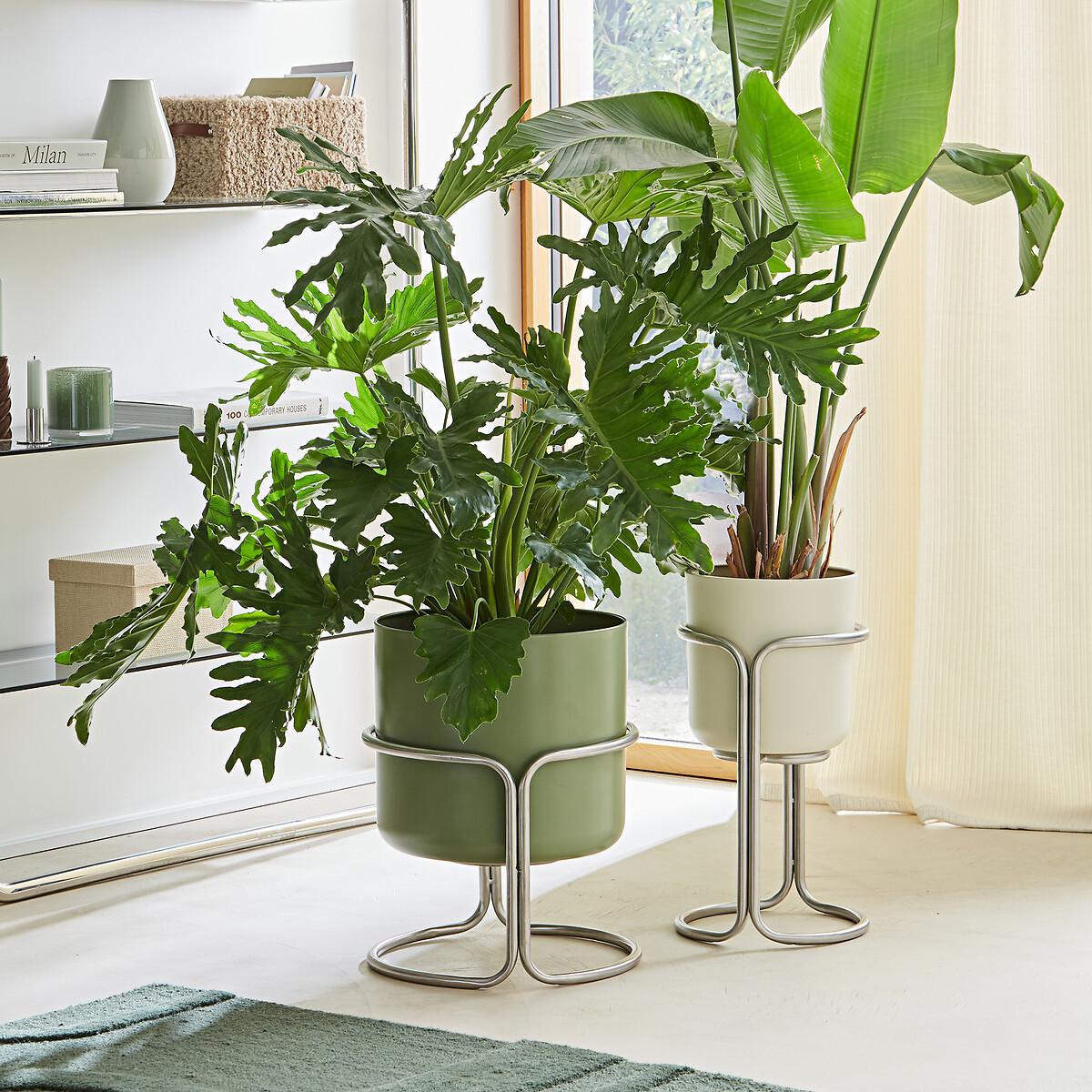 La Redoute Intérieurs Cache-pot sur pied métal fer Ø26 cm  