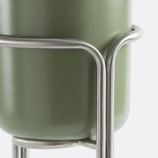 La Redoute Intérieurs Cache-pot sur pied métal fer Ø26 cm  