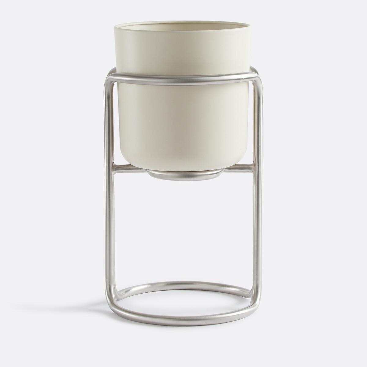 La Redoute Intérieurs Cache-pot sur pied métal fer Ø26 cm  