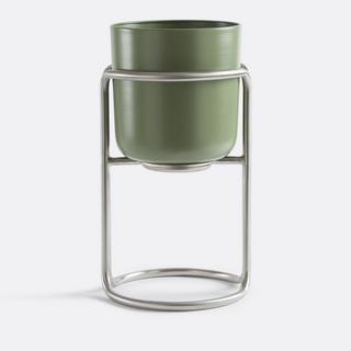 La Redoute Intérieurs Cache-pot sur pied métal fer Ø26 cm  