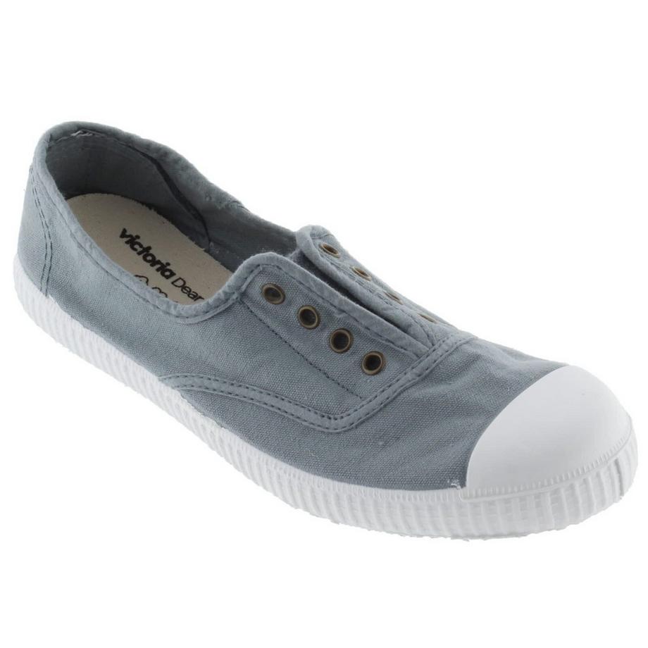 Victoria 1915 Anglaise Baskets sans lacets en toile lavée  