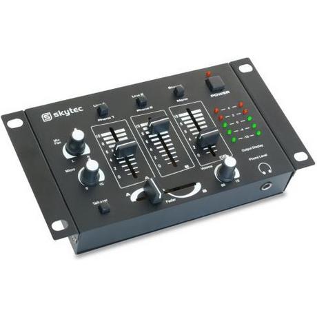 Skytec  STM-2211B, 4-Kanal DJ-Mischpult 