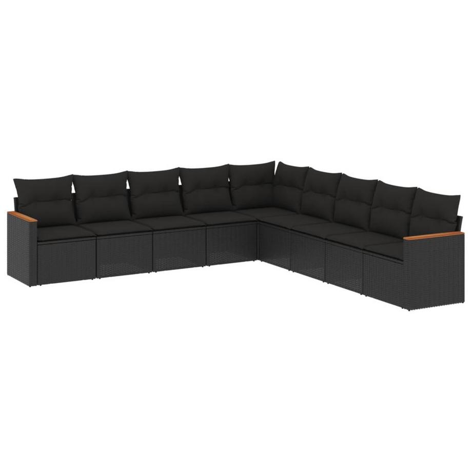 set divano da giardino Polirattan