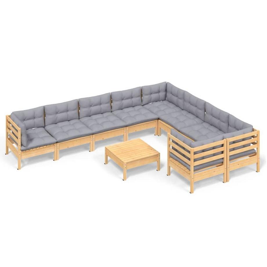set salotto da giardino Legno di pino