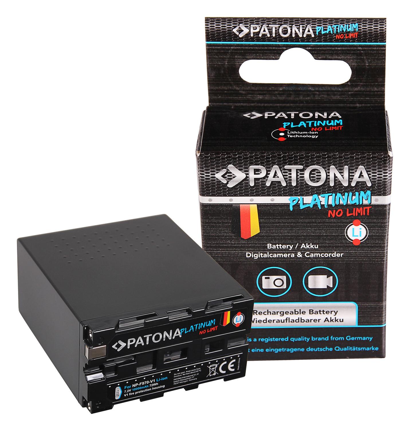 Patona  PATONA 1337 Batteria per fotocamera/videocamera Ioni di Litio 10000 mAh 