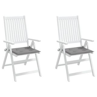 VidaXL Coussins de chaise de jardin 2 pcs   50x50x3 cm  