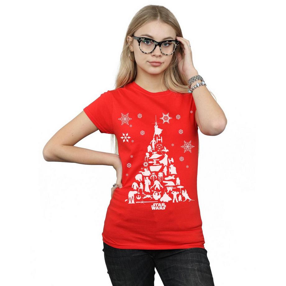 STAR WARS Star Wars Weihnachtsbaum Regular Fit T-Shirt  