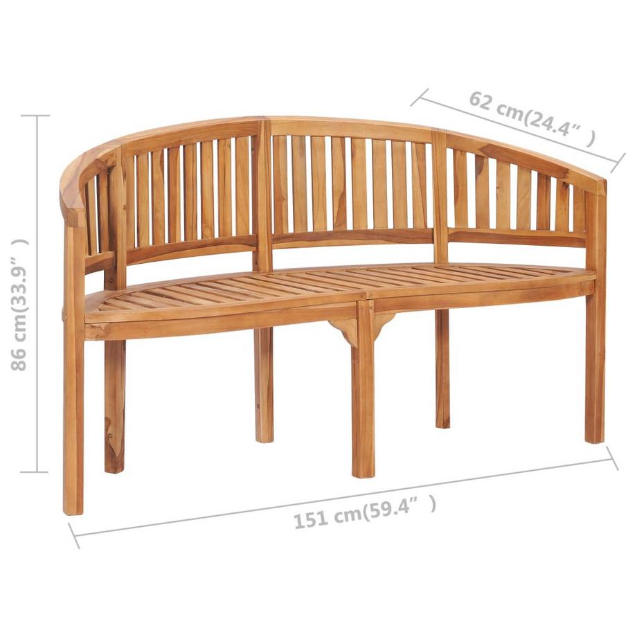 VidaXL Banc de Jardin  