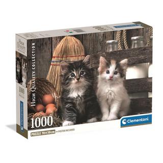 Clementoni  Puzzle Süsse Kätzchen (1000Teile) 