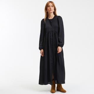 La Redoute Collections  Robe longue évasée boutonnée 