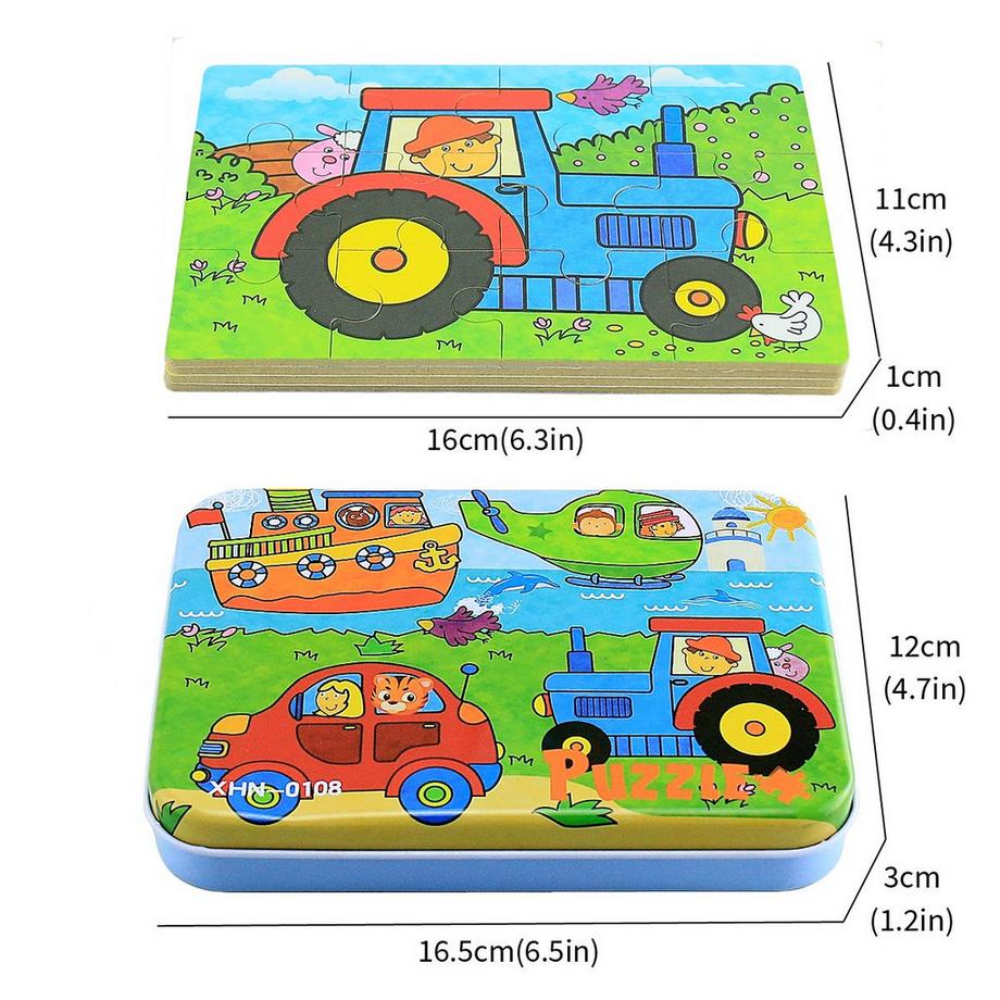 Activity-board  Kinderpuzzle 64 Teile Puzzle für Kinder Puzzle vier Schwierigkeitsgrade 