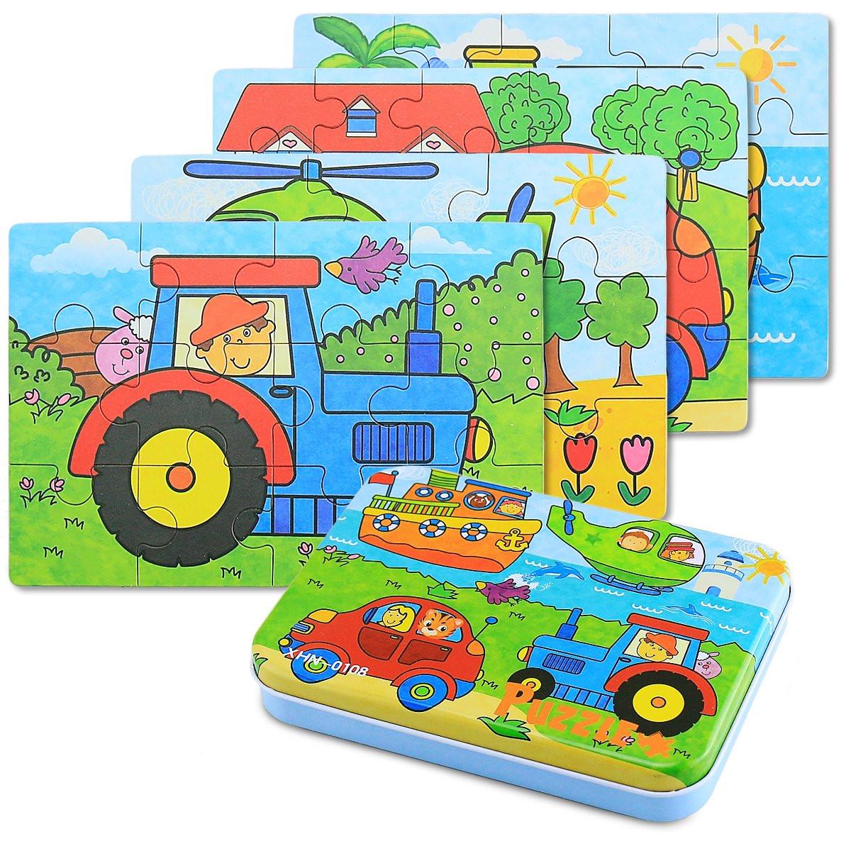 Activity-board  Puzzle pour enfants 64 pièces Puzzle pour enfants Quatre niveaux de difficulté 