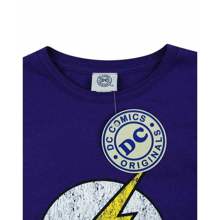Flash T-shirt Logo Effet Vieilli  