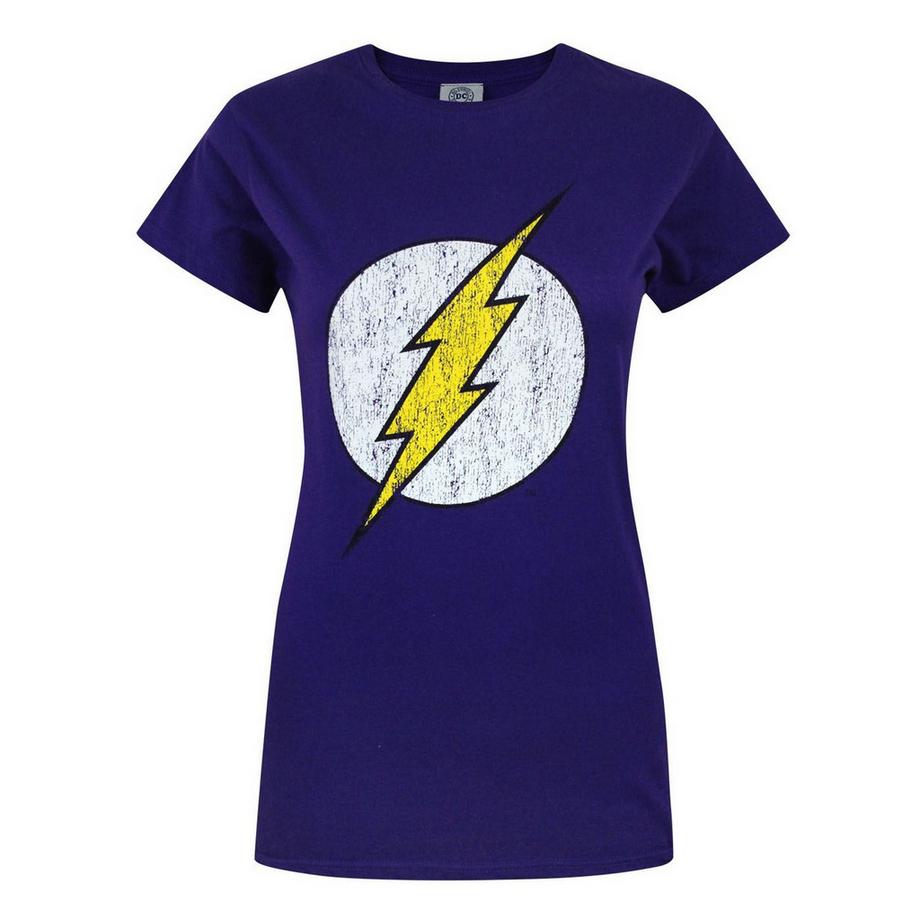 Flash T-shirt Logo Effet Vieilli  
