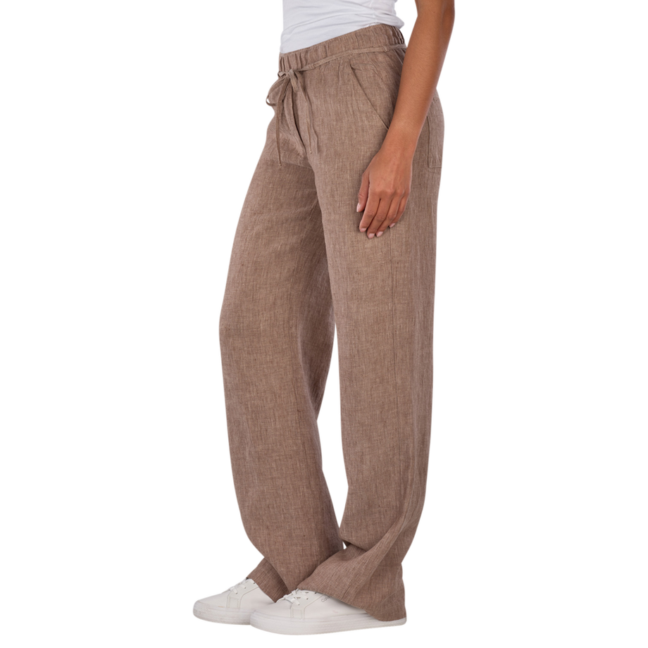 MAC Chiara Belt Chino Wide Leg Pure Linen  