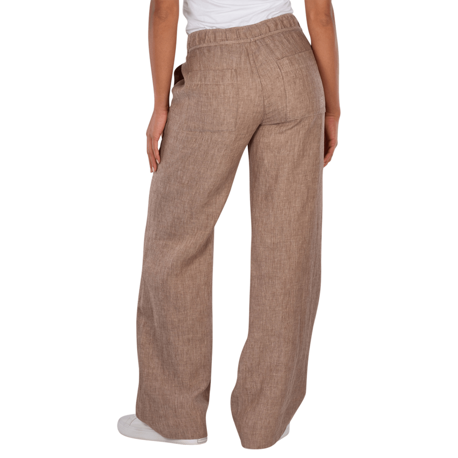 MAC Chiara Belt Chino Wide Leg Pure Linen  