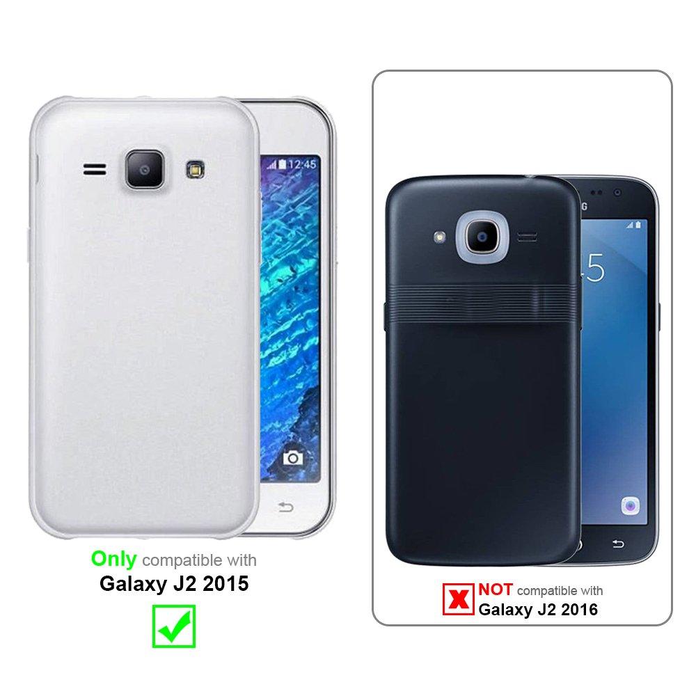 Cadorabo  Housse compatible avec Samsung Galaxy J2 2015 - Coque de protection en silicone TPU flexible 