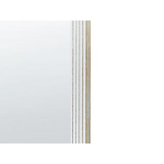 Beliani Wandspiegel aus Mangoholz Mediterran BRIANT  