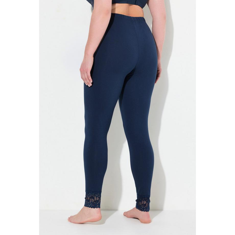 Ulla Popken Leggings Spitzensaum  
