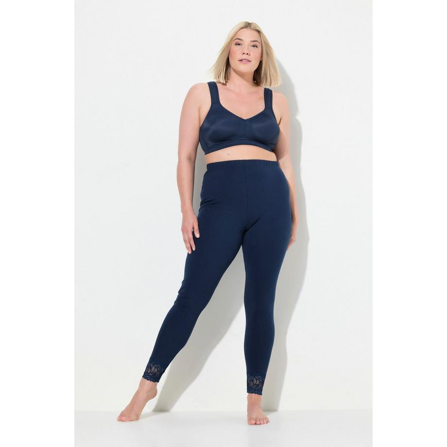 Ulla Popken Leggings Spitzensaum  