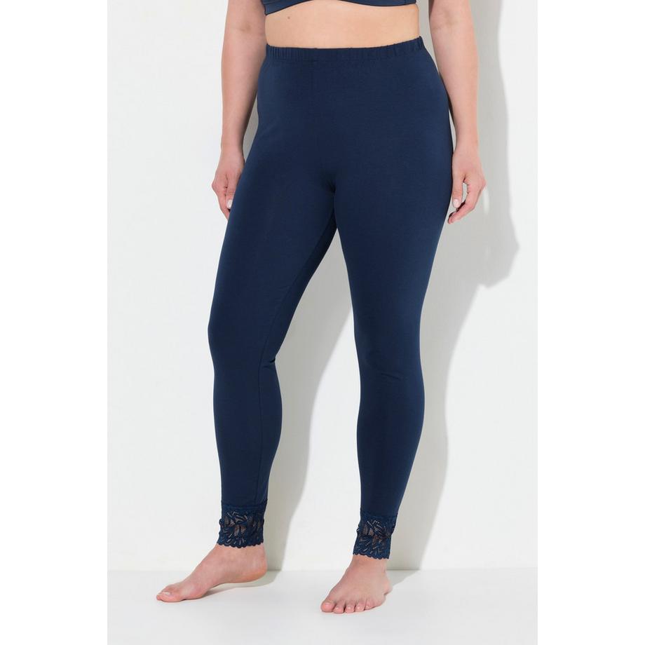 Ulla Popken Leggings Spitzensaum  