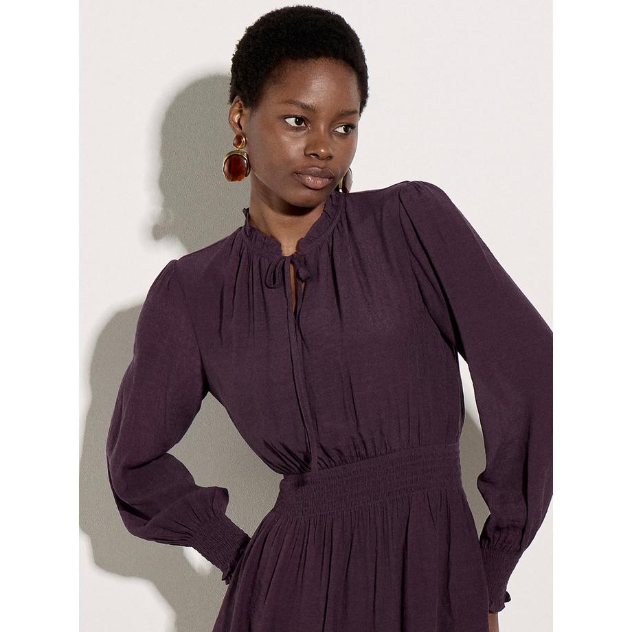 APRICOT Mini-robe à volants au col  