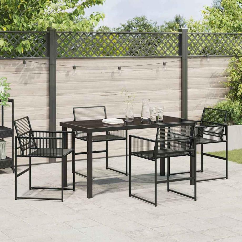 VidaXL Outdoortisch-set poly-rattan  