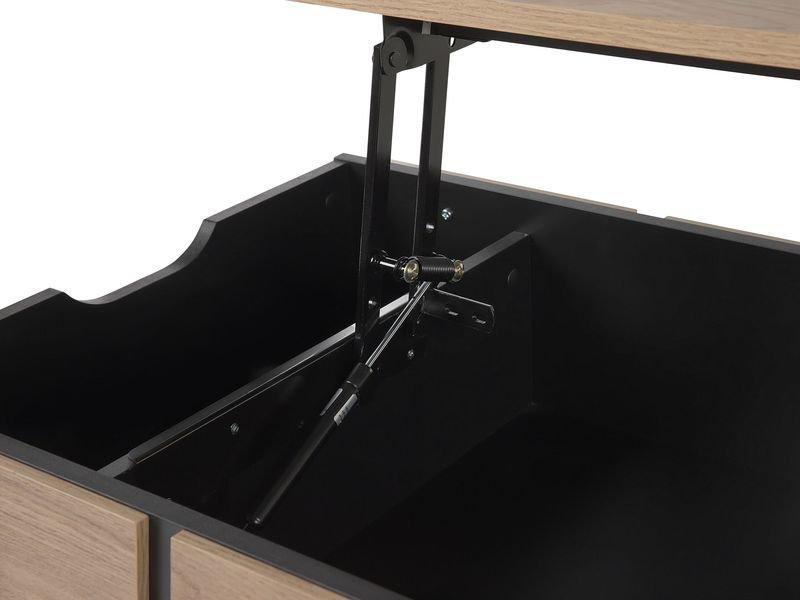 Beliani Table basse en Panneau de particules Industriel BLACKPOOL  