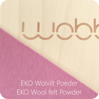 Wobbel  Fleece Rosé Wobbel Original transparent lacquer 