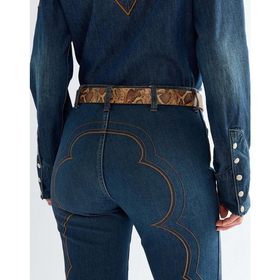 Wrangler Ceinture Motif Serpent  