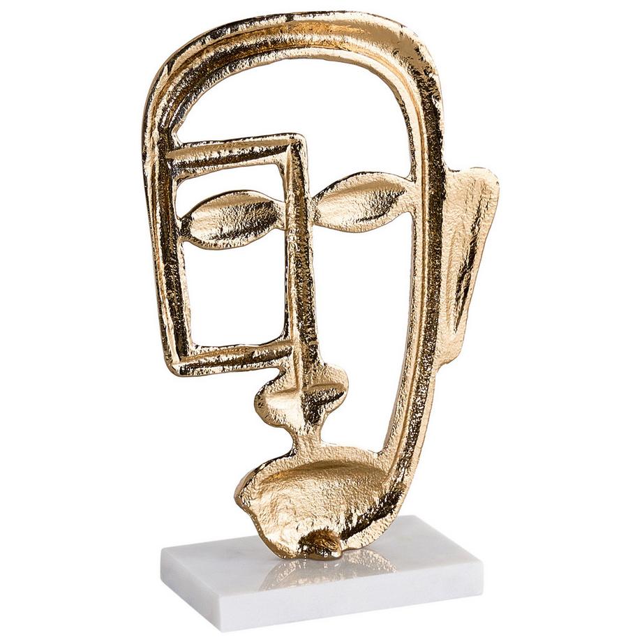 Beliani Dekofigur aus Aluminium Klassisch MOSKO  