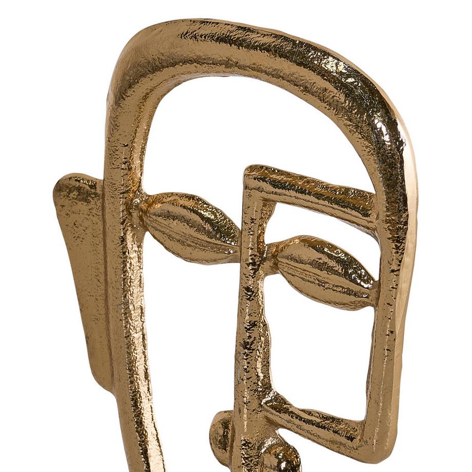 Beliani Dekofigur aus Aluminium Klassisch MOSKO  