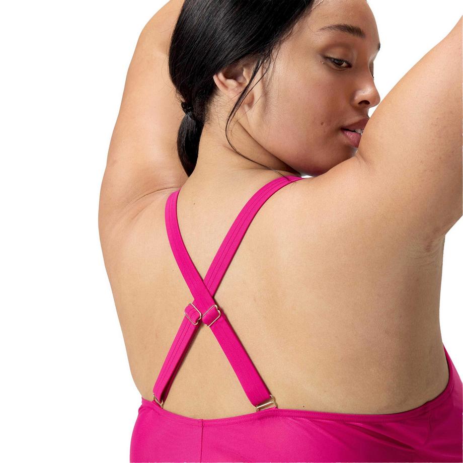 speedo Shaping V-Ausschnitt Badeanzug  