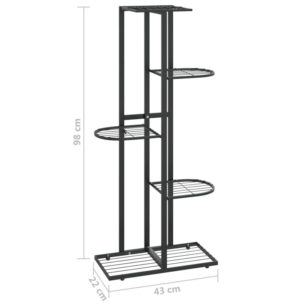 VidaXL Support pour plantes métal  