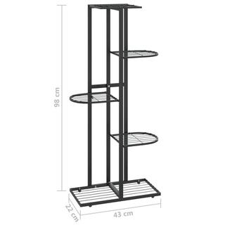 VidaXL Support pour plantes métal  