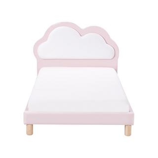 Beliani Lit d'enfant en Velours Moderne MAZOU  