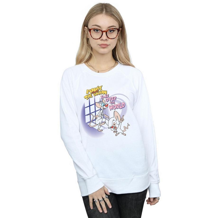 Animaniacs Pinky and The Brain Take Over The World Sweatshirt  