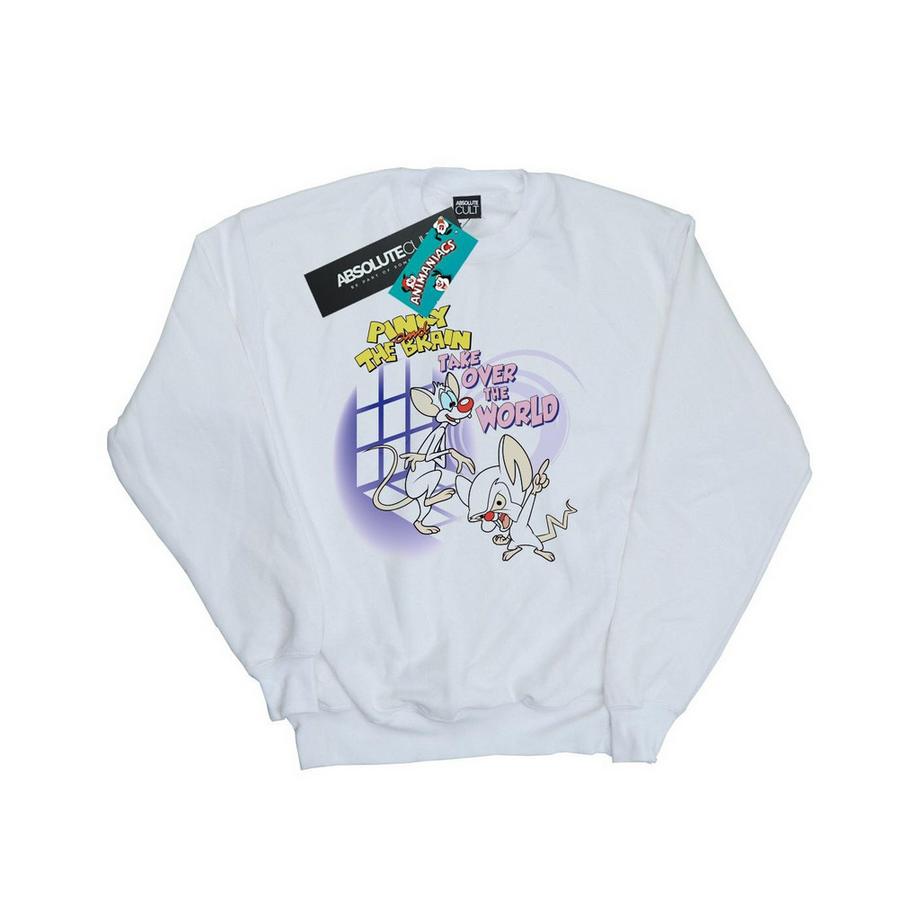 Animaniacs Pinky and The Brain Take Over The World Sweatshirt  
