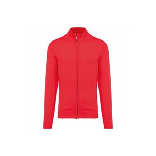 Kariban Strickjacke mit Reissverschluss  